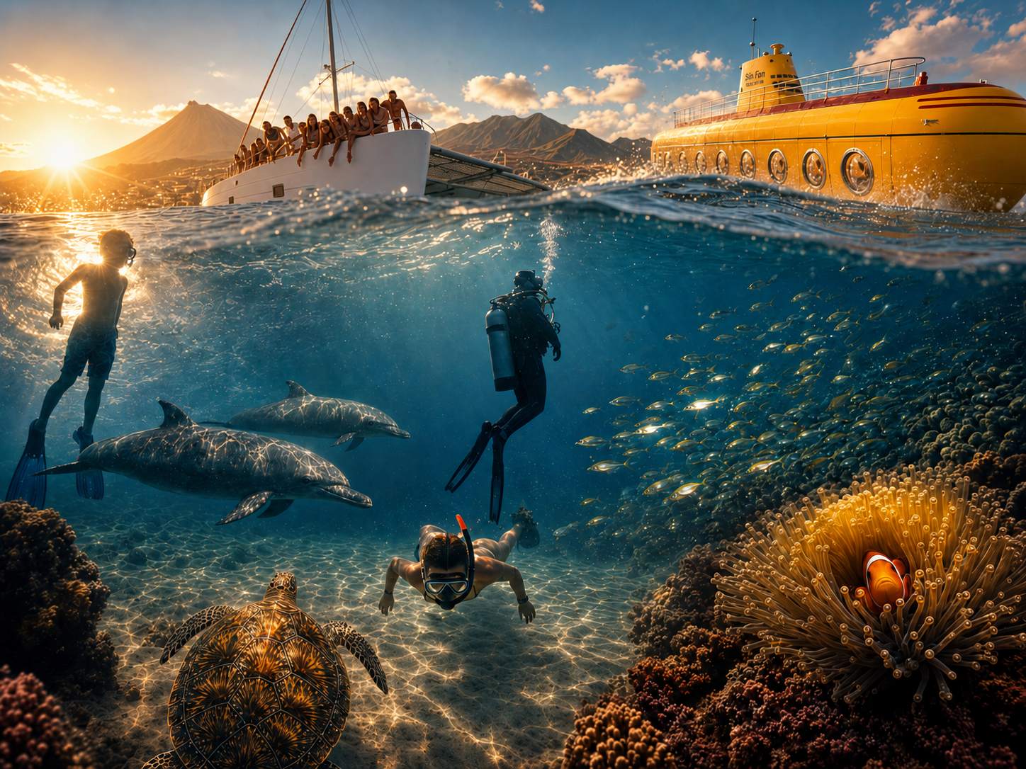 Tauchen und Unterwasser-Erlebnisse auf Teneriffa